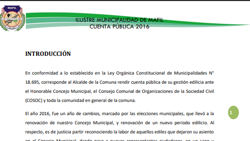 Cuenta Pública 2016