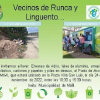 Realizarán operativo de reciclaje en Runca.