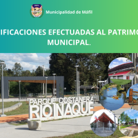 Modificaciones efectuadas al patrimonio Municipal